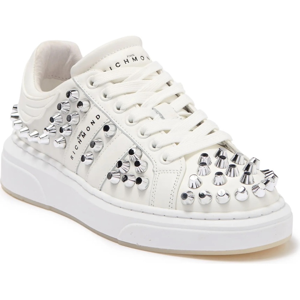 John Richmond studded leather sneaker